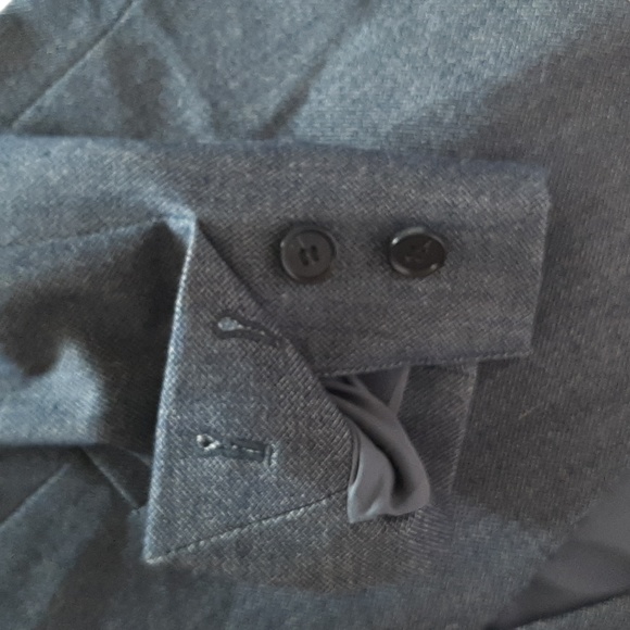 Ann Taylor Loft Blue Tweed-Look Blazer - Picture 6 of 6